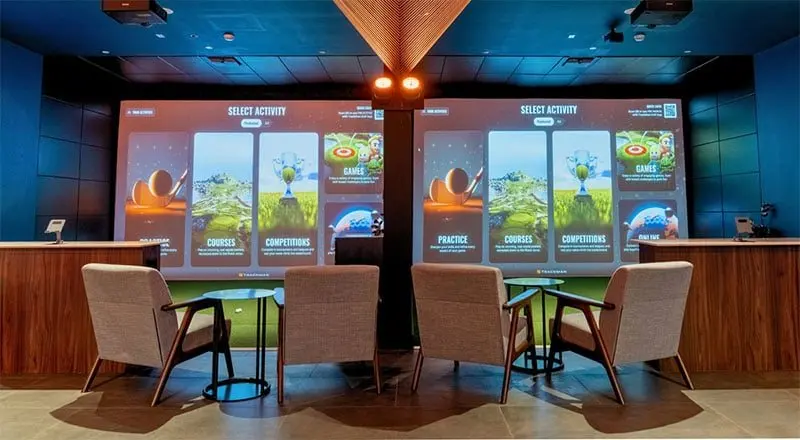 Five Iron Golf brings simulators, sports screens and a huge waterfront terrace to Yas Bay, Abu Dhabi