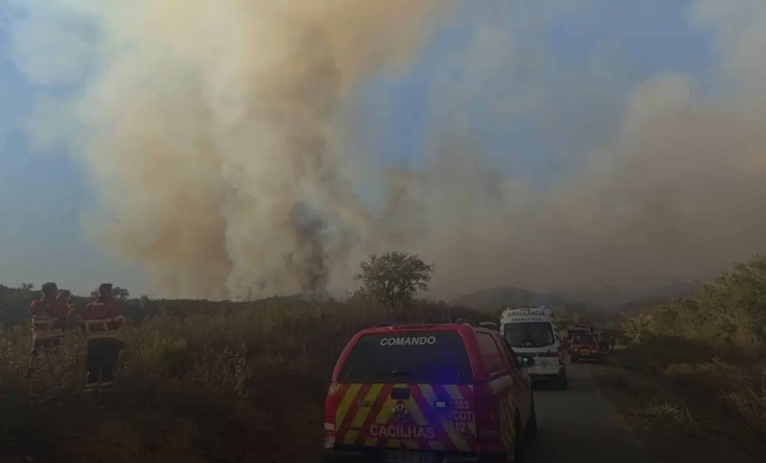 Odemira wildfire forces major firefighting operation in Portugal's Alentejo